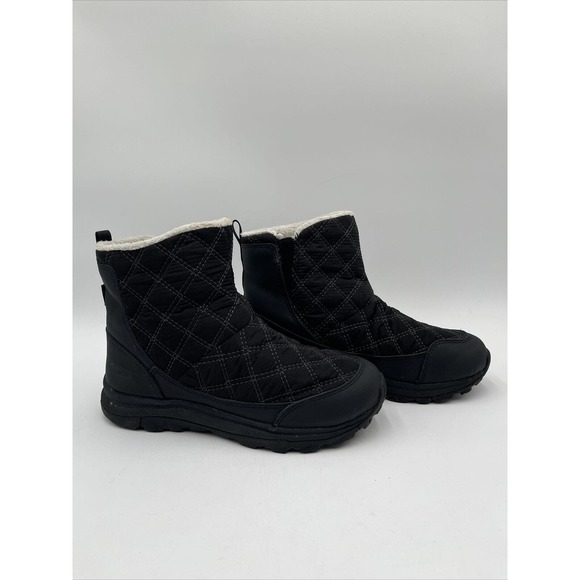 KEEN Women's Terradora 2 Wintry Pull On Insulated Waterproof Snow Boot, Black 9 - Picture 1 of 8